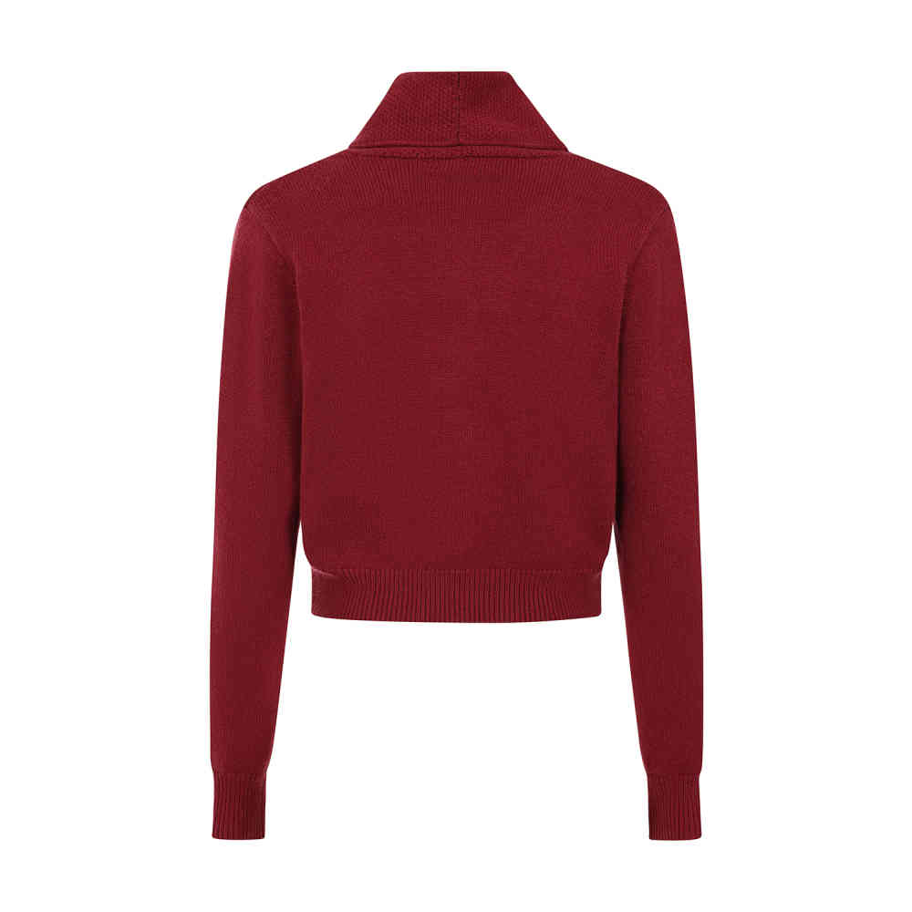 Banned - Violet Cardigan - Bordeaux rood